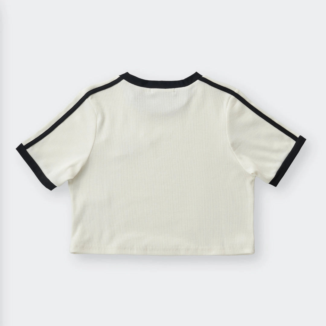 Two-Tone Sporty Crop Top – Easy Match Essential - SKU S287500000048001001 - Image 3