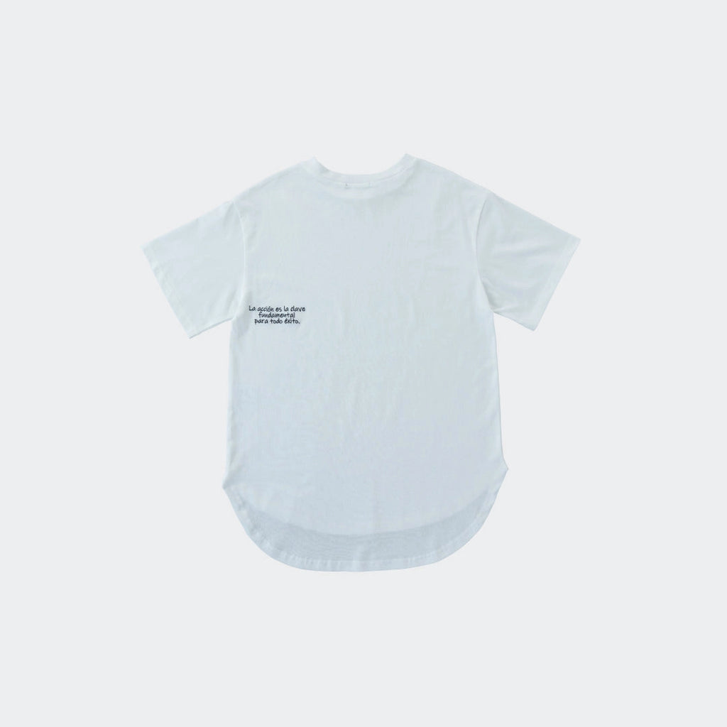 “Smooth Vibes Curve-Hem Tee” — Soft, Simple, Stylish for Everyday - SKU S287700000034001001 - Image 2