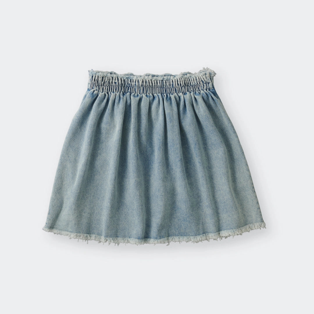 Flared Pleated Denim Mini Skirt – Instant Charm - SKU S287700000057001001 - Image 3