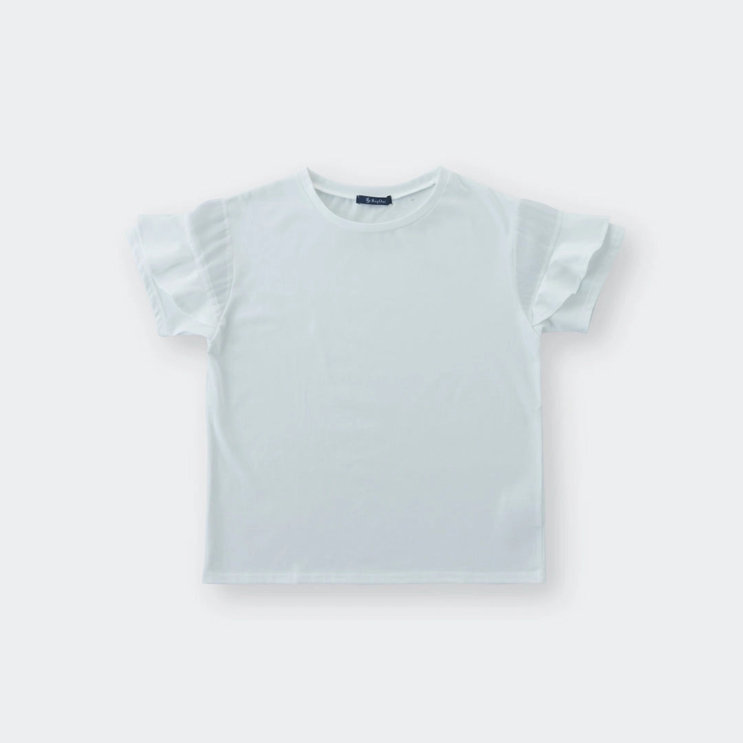 Layered Ruffle-Sleeve Tee – Light, Lovely & Instantly Mood-Boosting - SKU S287800000009001001 - Image 1