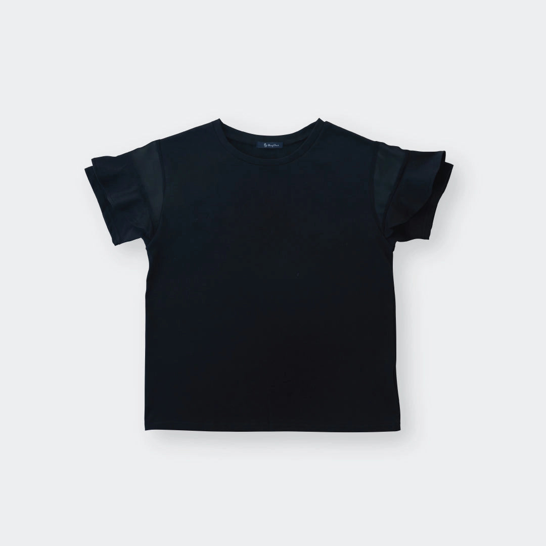 Layered Ruffle-Sleeve Tee – Light, Lovely & Instantly Mood-Boosting - SKU S287800000009001001 - Image 2