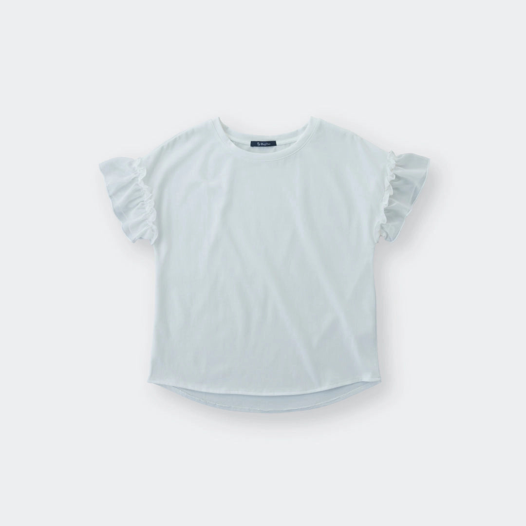 Ultra-Cute Ruffle Sleeve Tee – Soft, Sweet & Outfit-Boosting Magic - SKU S287800000010001001 - Image 1