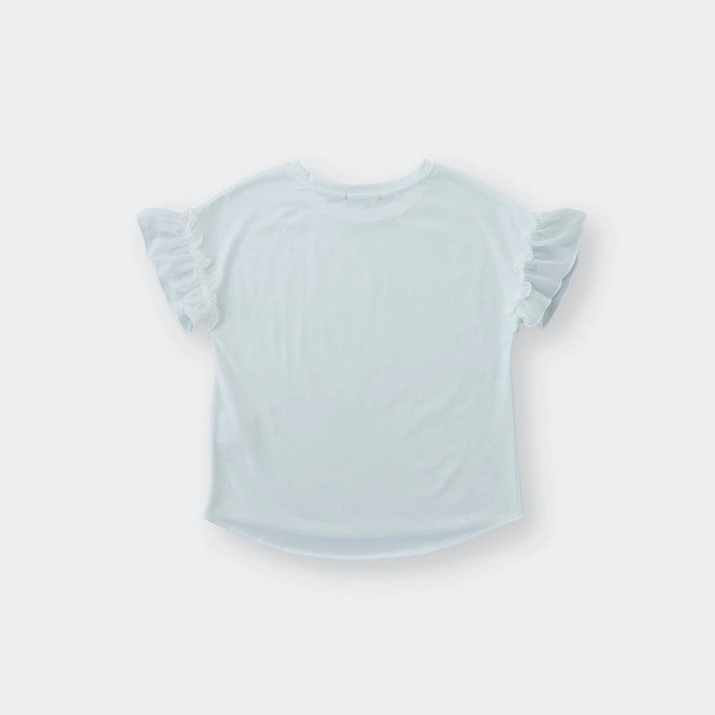 Ultra-Cute Ruffle Sleeve Tee – Soft, Sweet & Outfit-Boosting Magic - SKU S287800000010001001 - Image 3