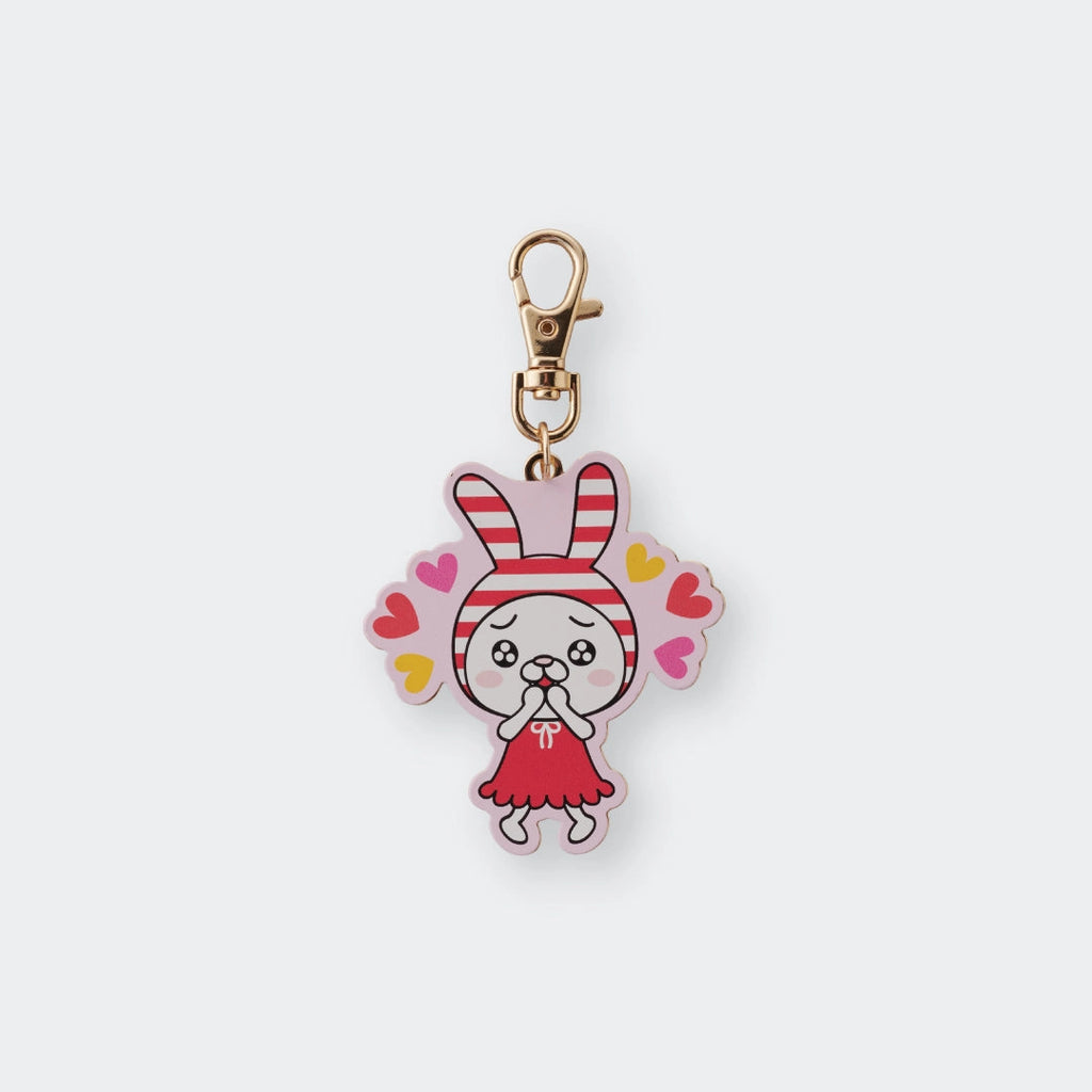 Shima U-SA Puffy Heart Key Charm – Shy Love Edition - SKU S288300000015001001 - Image 1