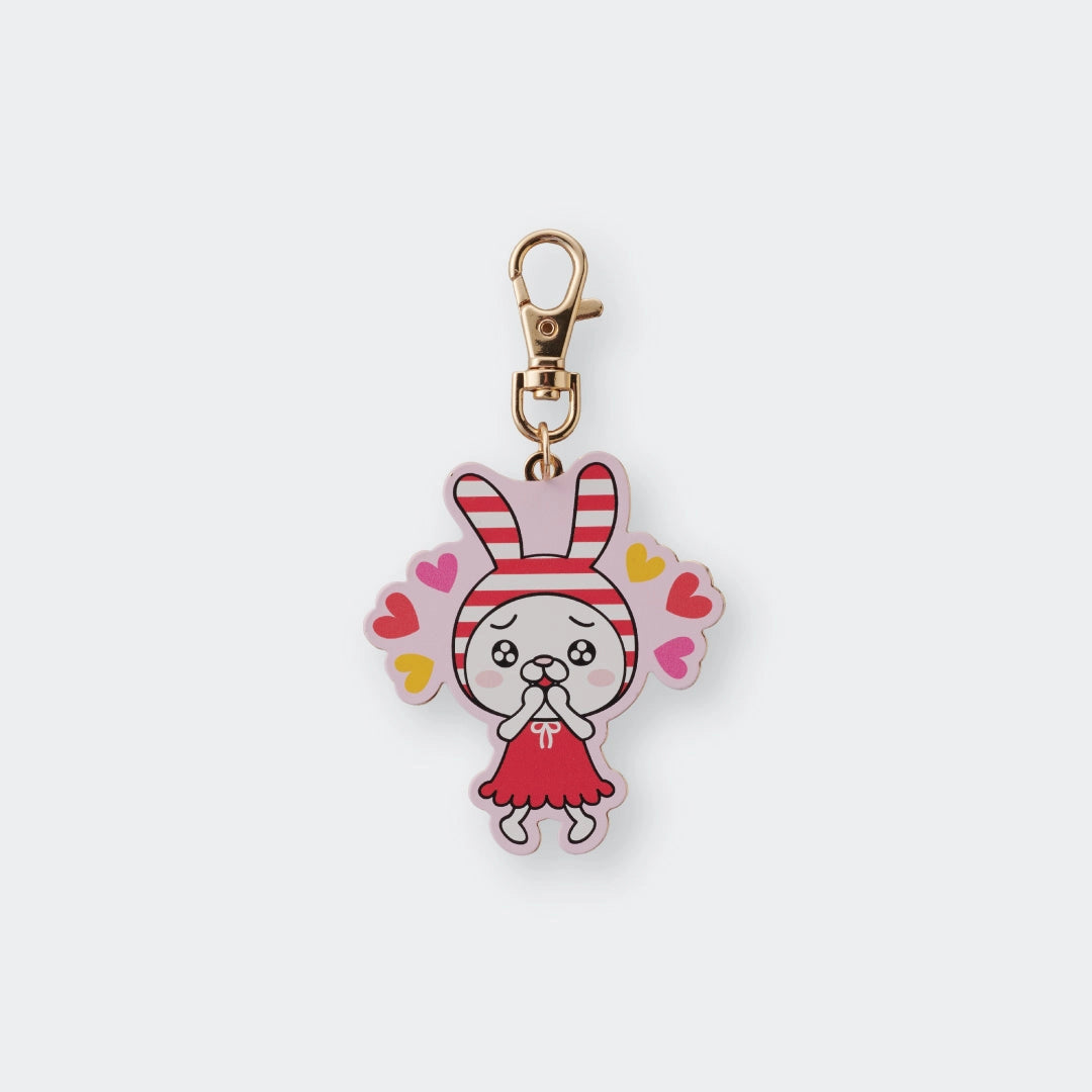 Shima U-SA Puffy Heart Key Charm – Shy Love Edition - SKU S288300000015001001 - Image 1