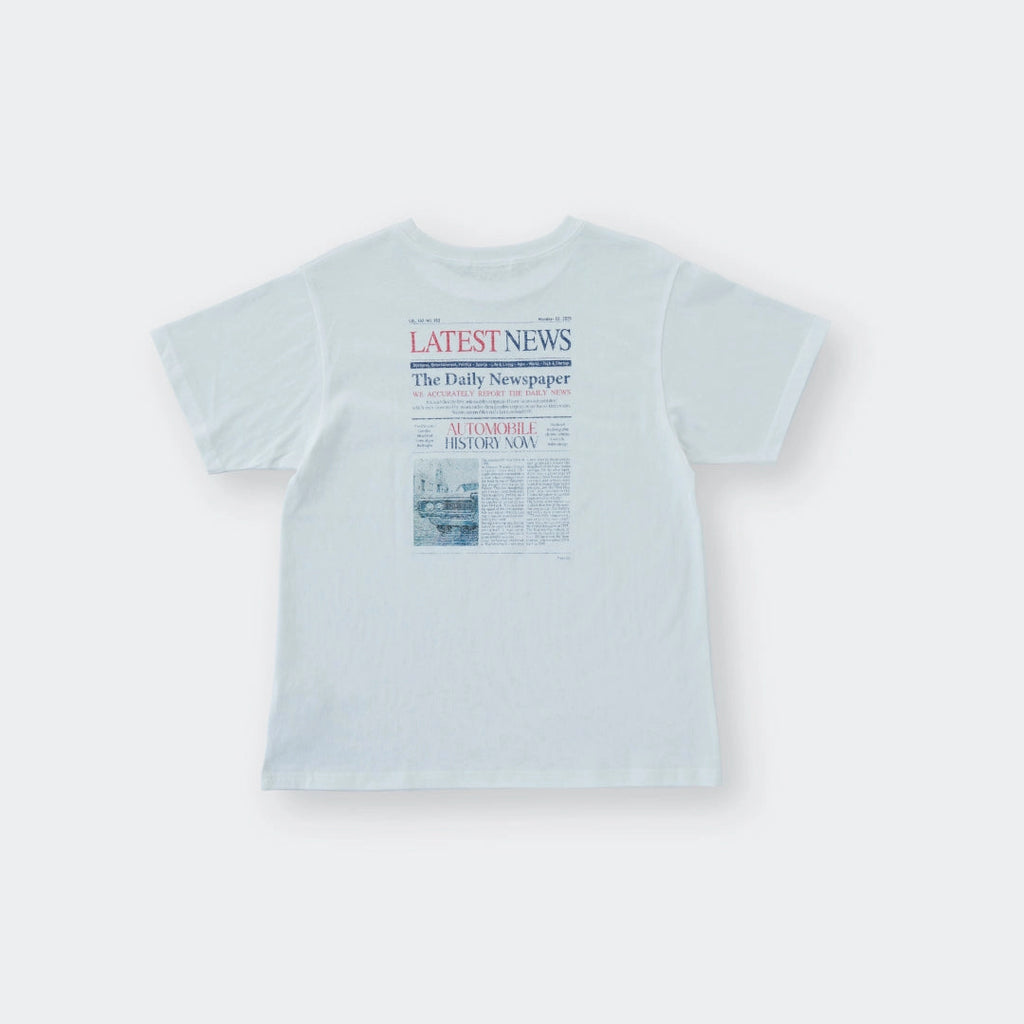 “Newspaper Daily Mood” Graphic T-Shirt – Your Daily Dose of Coolness - SKU S188400000083001001 - Image 1