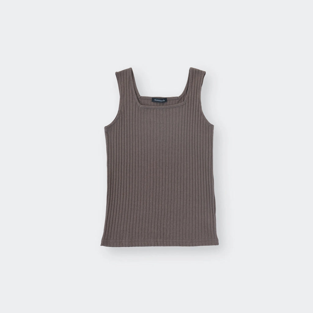 Too Cute to Function” Ribbed Tank Top - SKU S188400000058001001 - Image 1