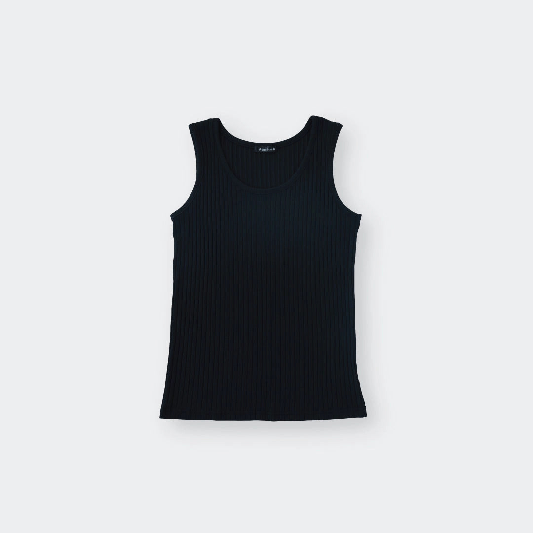 Vandash – Ribbed Soft-Touch Tank Top “Rib & Chill” - SKU S188400000061001001 - Image 6