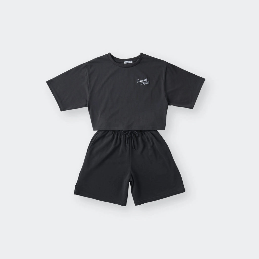 Everyday Cozy Crop Set — A crop top set that's super chill and super cute when you wear it. - SKU S188400000076001001 - Image 1