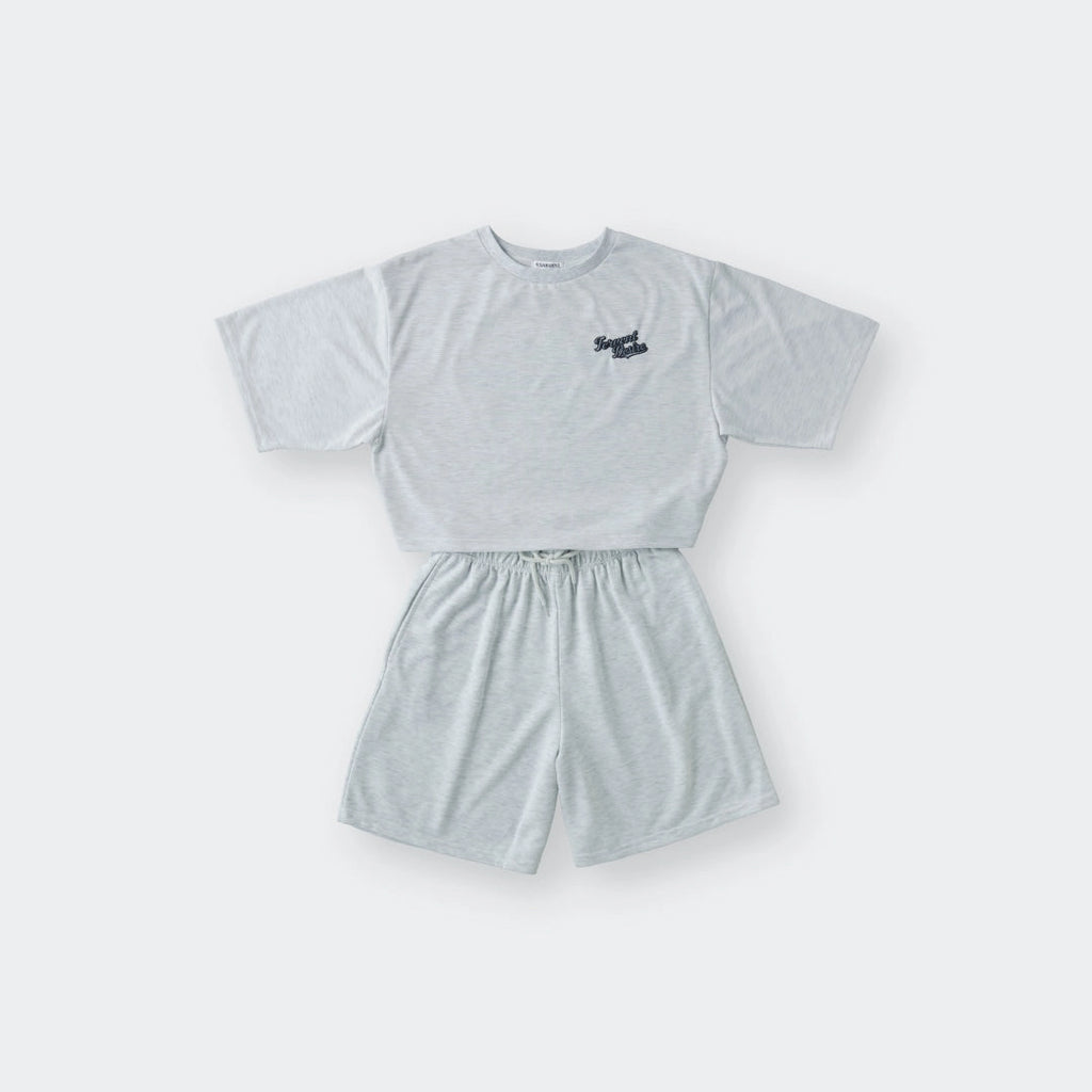 Everyday Cozy Crop Set — A crop top set that's super chill and super cute when you wear it. - SKU S188400000076001001 - Image 2