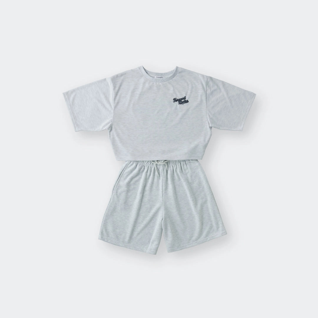 Everyday Cozy Crop Set — A crop top set that's super chill and super cute when you wear it. - SKU S188400000076001001 - Image 2