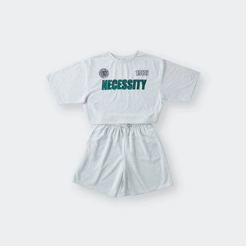 NECESSITY Retro-Lounge Duo Set – 90s Chill Comfort Outfit - SKU S188400000077001001 - Image 1