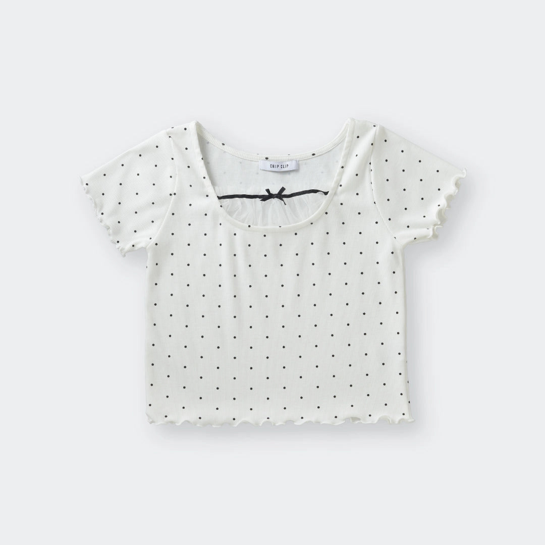 A softly cropped top — small in size but big in cuteness - SKU S287500000050001001 - Image 3