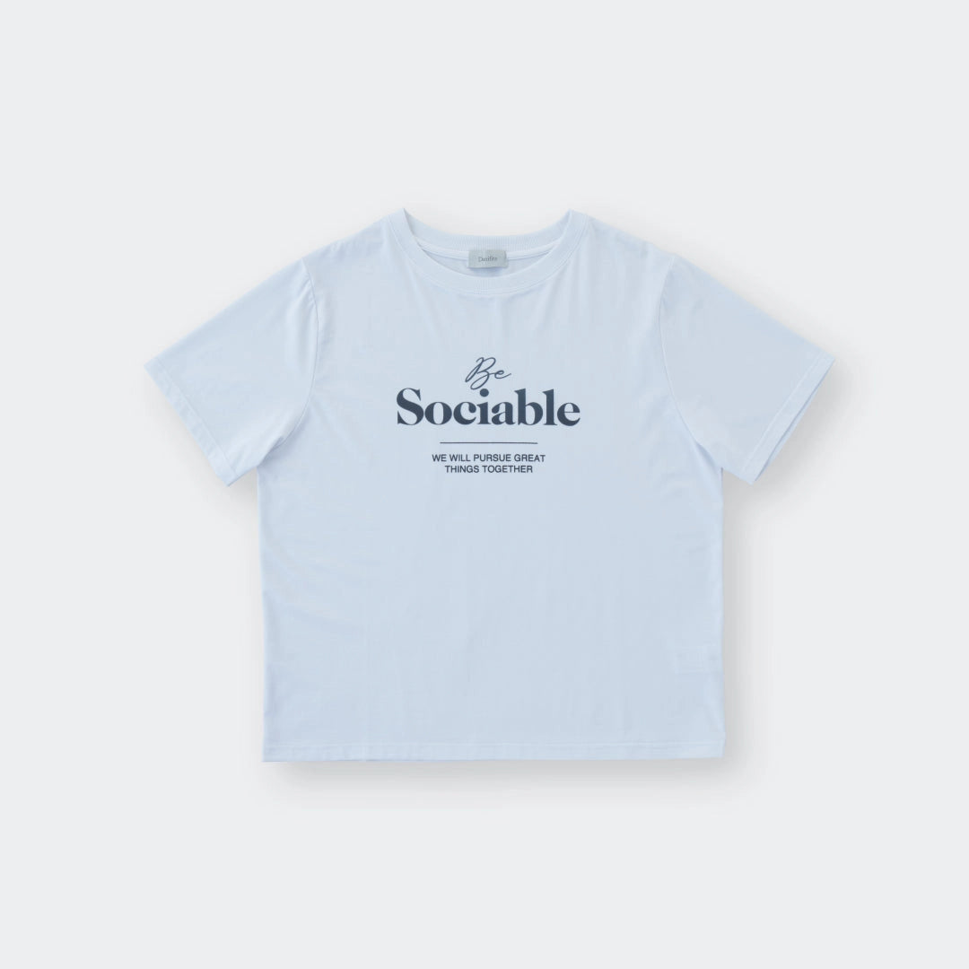 Be Sociable – A cheerful tee ready to greet you in every situation - SKU S287600000001001001 - Image 1