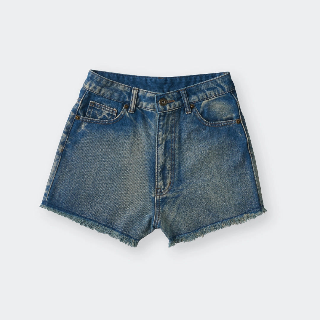 Blue denim shorts—cool,beautiful, perfect for every moment - SKU S287700000051001001 - Image 1