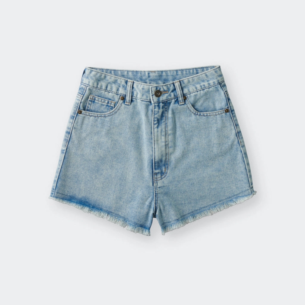 Blue denim shorts—cool,beautiful, perfect for every moment - SKU S287700000051001001 - Image 2
