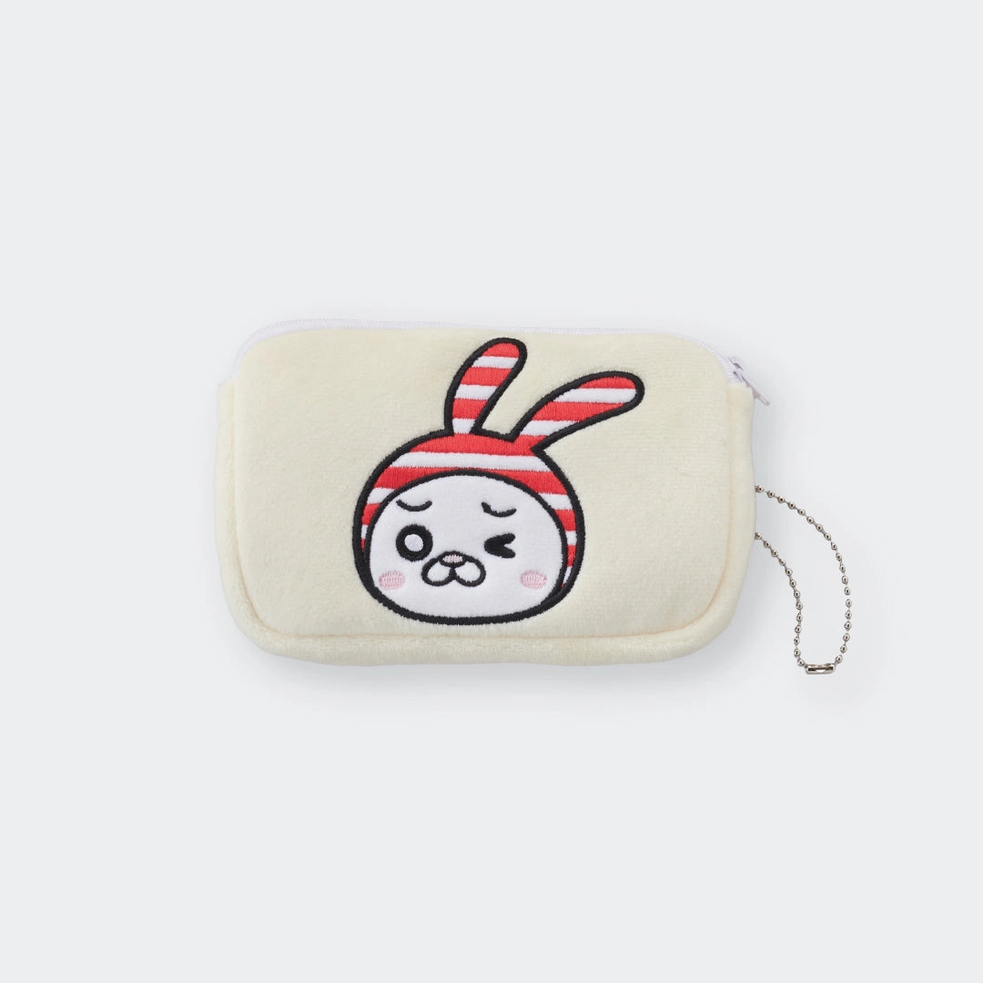 SHIMAUSA Soft Pouch — “Dreamy Eyes & Secretive Smile” Edition Carry a touch of adorable confusion everywhere you go - SKU S187700000099001001 - Image 1