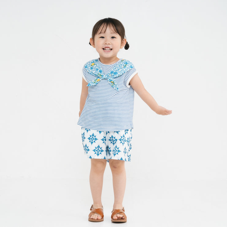 Kids (Size 90cm) Mediterranean Tile Shorts