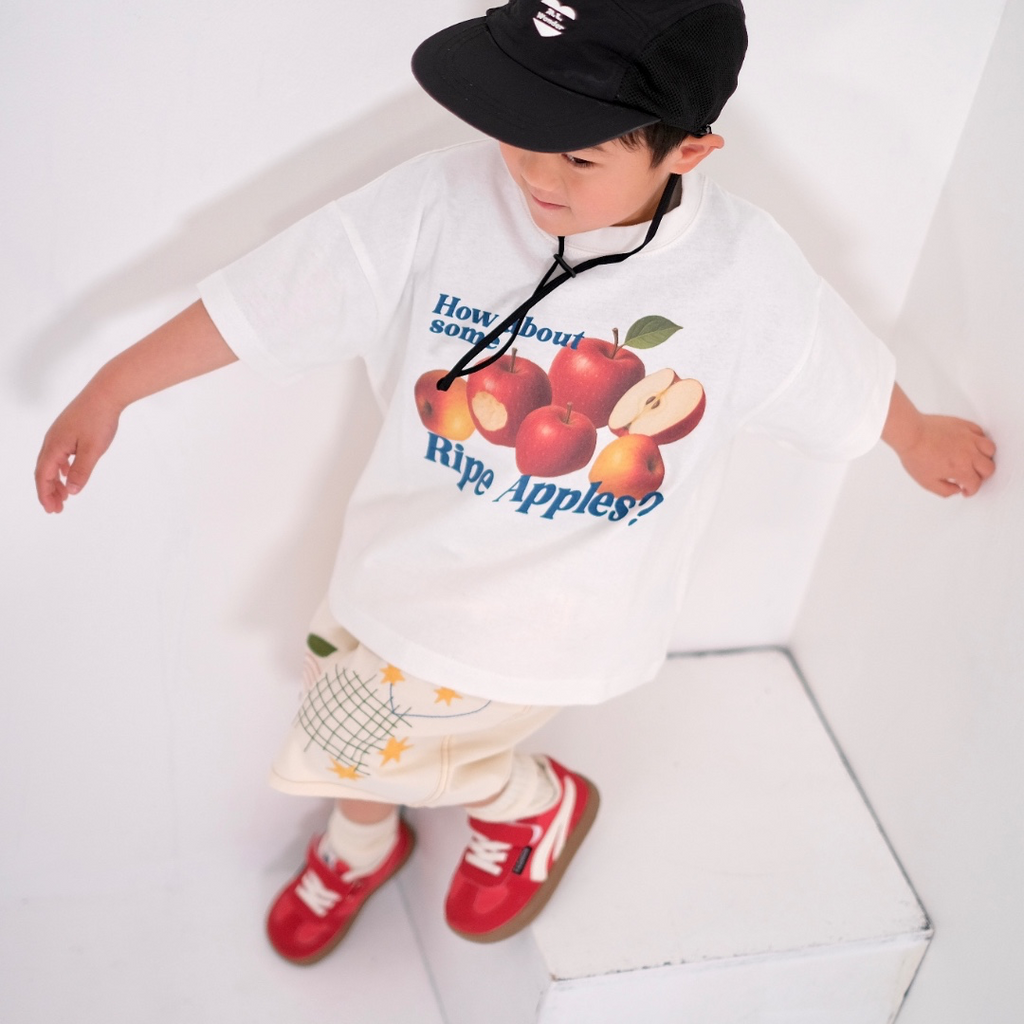 BOLD APPLE GRAPHIC T-SHIRT (90CM）