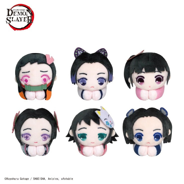 กล่องจุ่มตุ๊กตา ดาบพิฆาตอสูร Demon Slayer  ตุ๊กตาก้อนกลม นุ่มฟู โมเดลอนิเมะน่ารักน่าสะสม