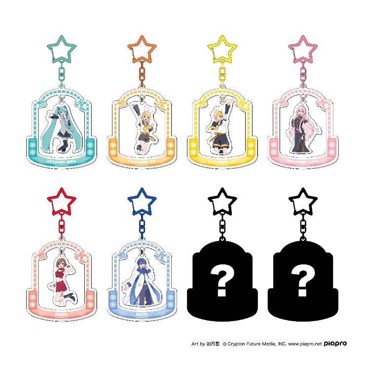 WHOLE BODY ACRYLIC KEY RING 8 CLOSED BOX