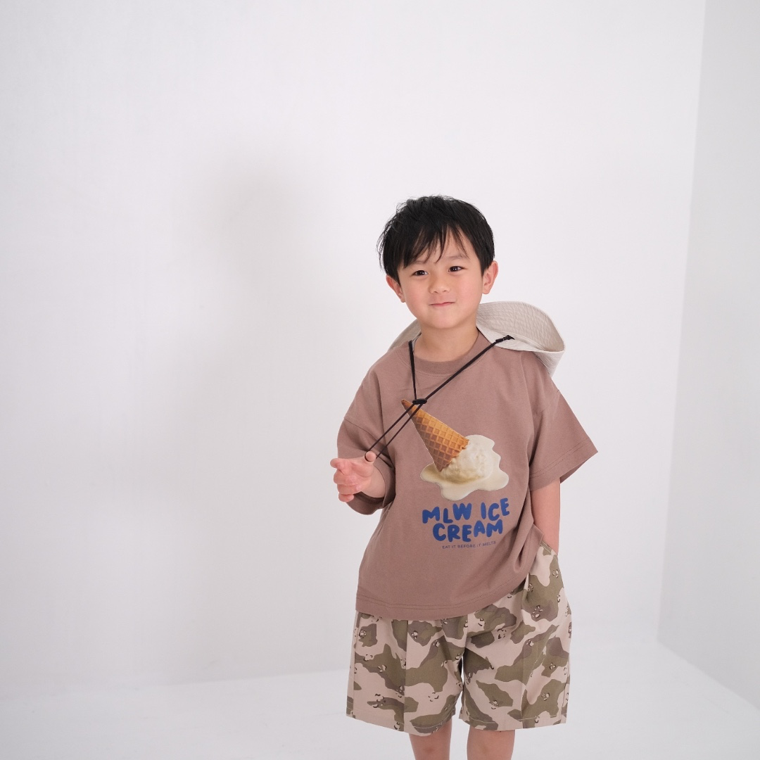 BOLD ICE CREAM GRAPHIC T-SHIRT (100～120CM）