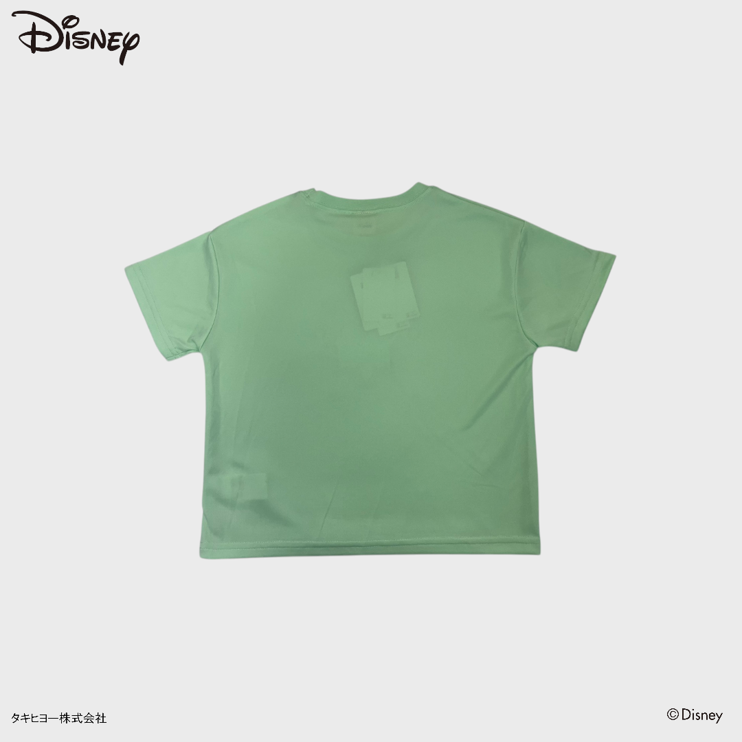 KIDS DISNEY - ELSA AND ANNA PRINT T-SHIRT GREEN (120 - 130CM)