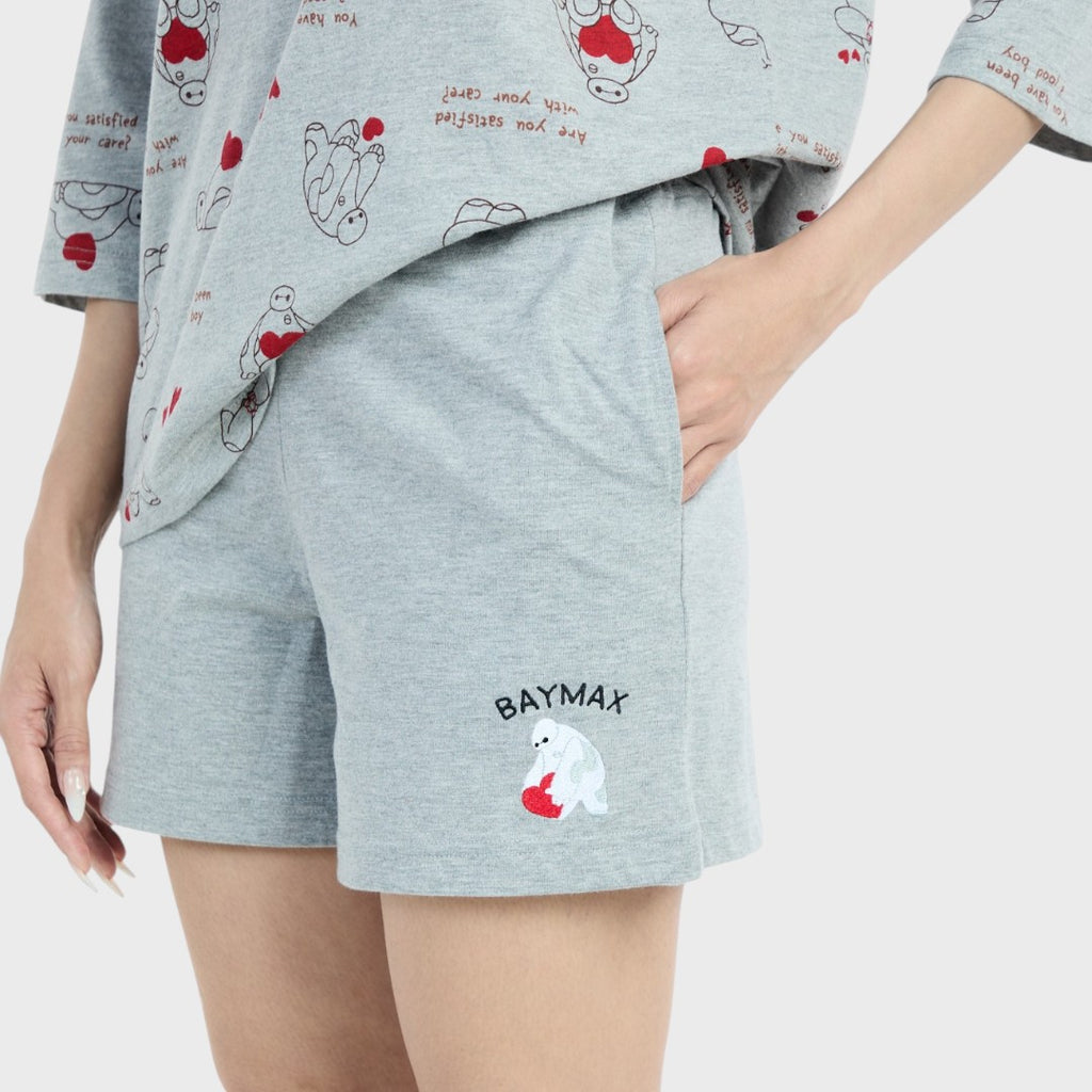 กางเกงขาสั้น Baymax กอดหัวใจนุ่มๆเบาๆ (Size S-LL)