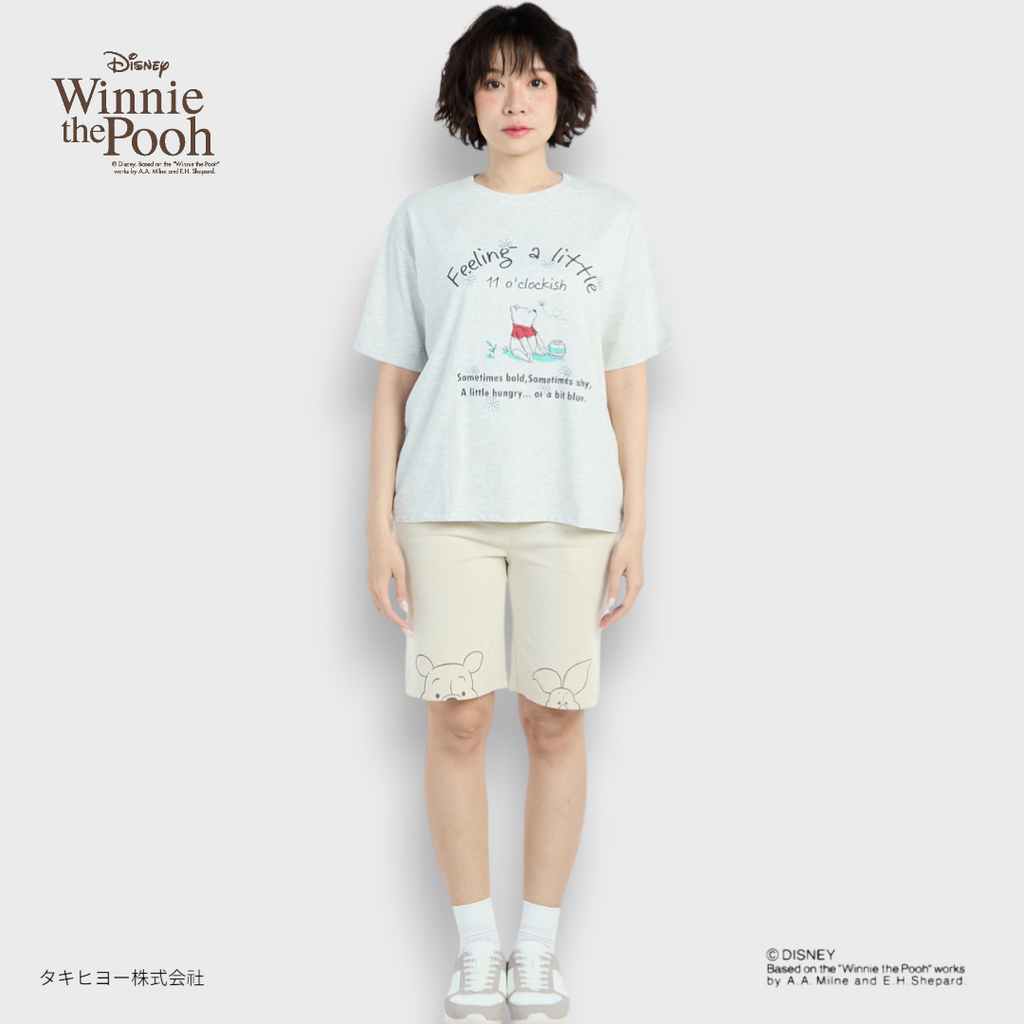 เสื้อยืด Pooh โหมดง่วงหิวตอน 11 โมง — ง่วงๆ หิวๆ ใส่ได้หมด (Size M-LL)