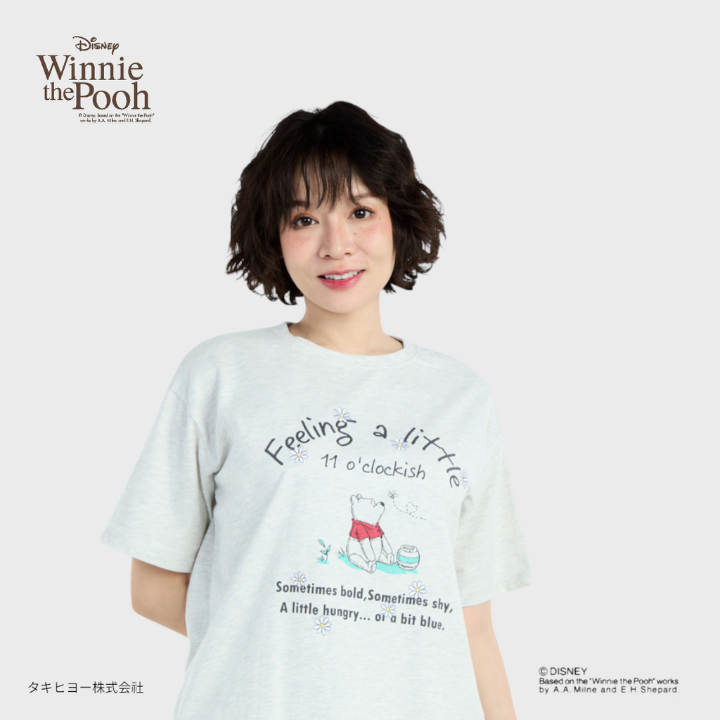 เสื้อยืด Pooh โหมดง่วงหิวตอน 11 โมง — ง่วงๆ หิวๆ ใส่ได้หมด (Size M-LL)
