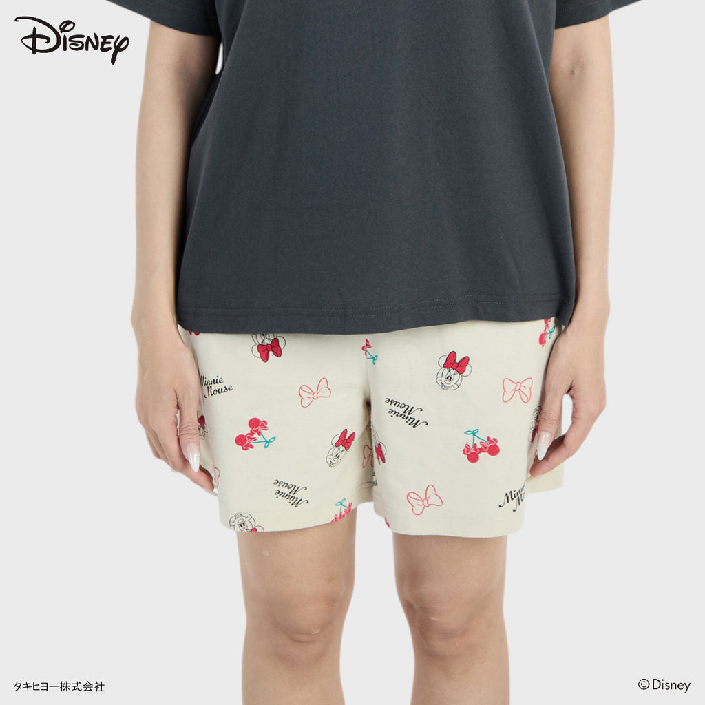 กางเกงขาสั้น Minnie Mouse โทนหวาน ลายมินนี่น่ารักไม่ไหว (Size S-LL)