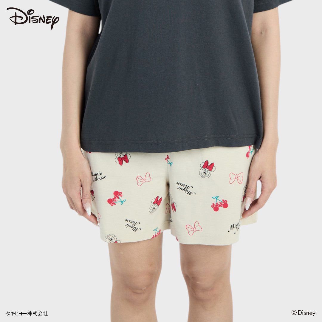 กางเกงขาสั้น Minnie Mouse โทนหวาน ลายมินนี่น่ารักไม่ไหว (Size S-LL)