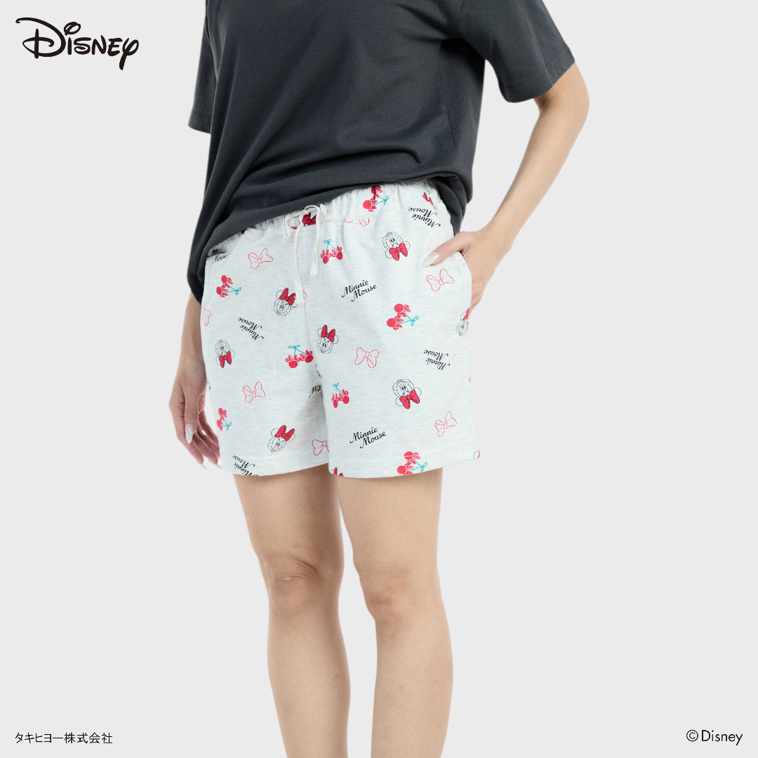 กางเกงขาสั้น Minnie Mouse โทนหวาน ลายมินนี่น่ารักไม่ไหว (Size S-LL)