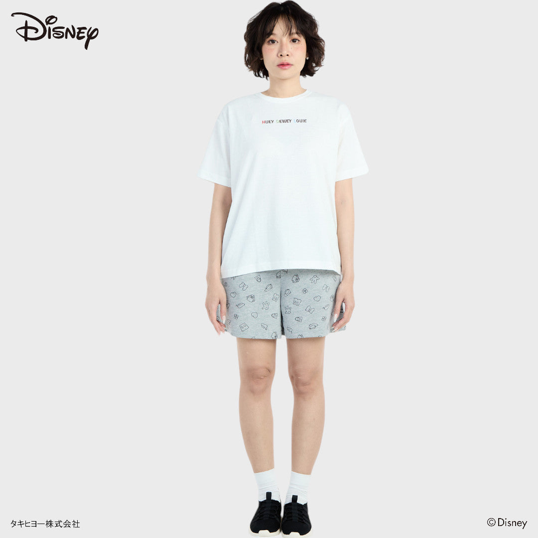 กางเกงขาสั้น Disney ลายไอคอนจิ๋ว ใส่แล้วเหมือนมีดิสนีย์รอบตัว (Size S-LL)