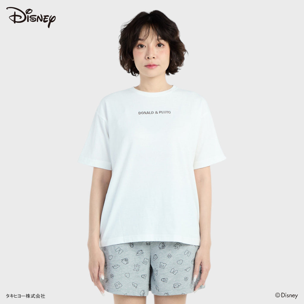 กางเกงขาสั้น Disney ลายไอคอนจิ๋ว ใส่แล้วเหมือนมีดิสนีย์รอบตัว (Size S-LL)