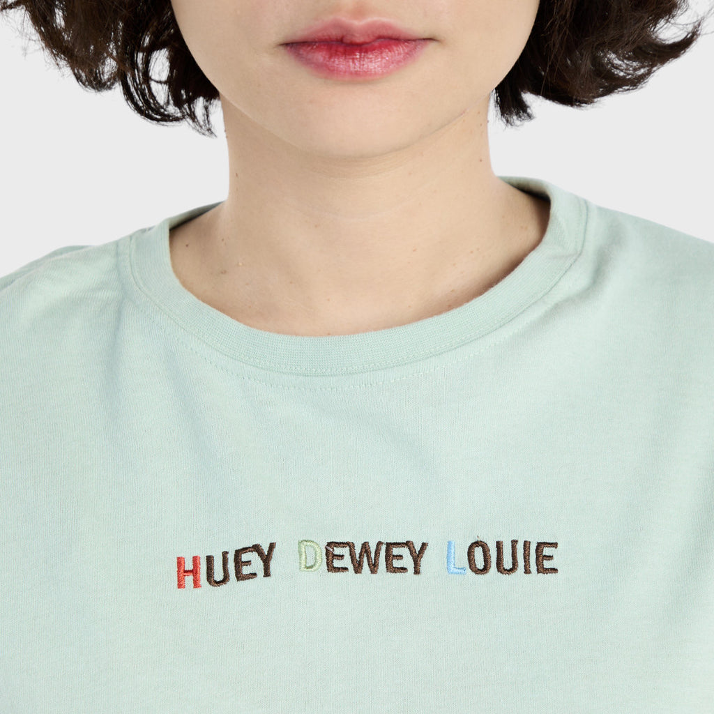 เสื้อยืด Summer Fun ลาย Huey Dewey Louie วิ่งรับลมและแสงแดด (Size S-LL)

