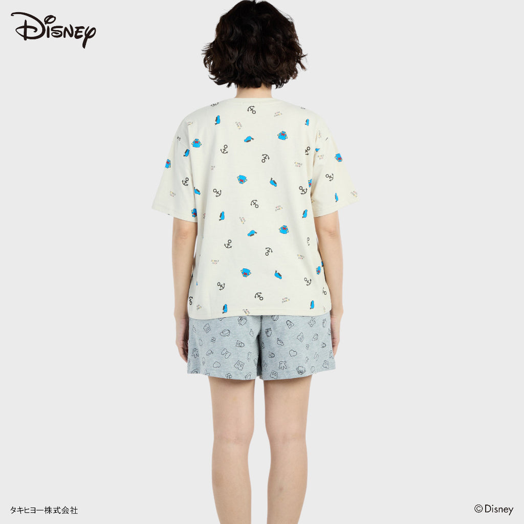 เสื้อยืดโดนัลด์ ดั๊ก ลายมินิมอล “เรียบๆแต่น่ารัก” (Size S-LL)