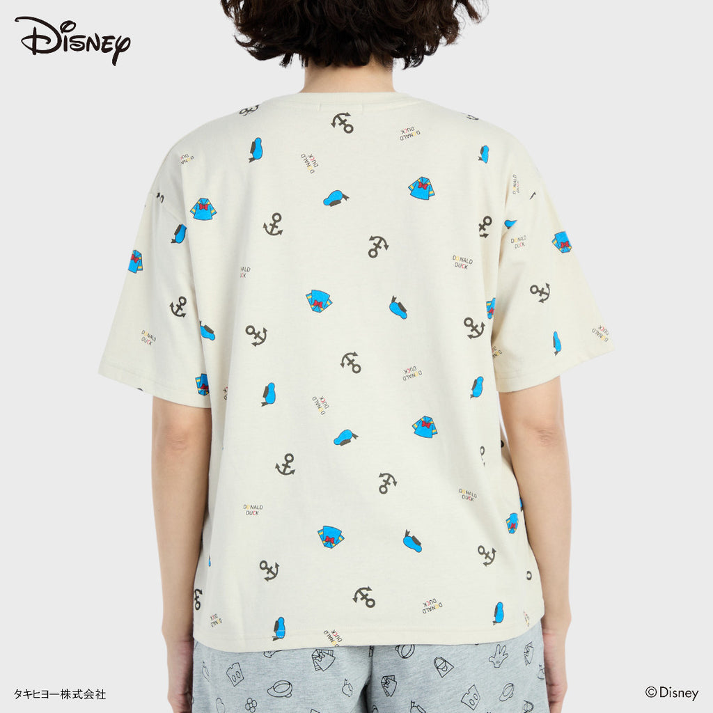 เสื้อยืดโดนัลด์ ดั๊ก ลายมินิมอล “เรียบๆแต่น่ารัก” (Size S-LL)