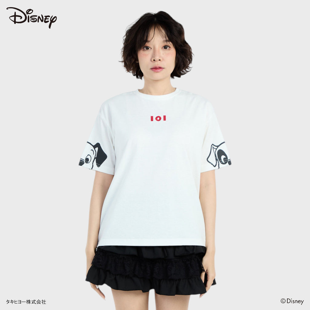 เสื้อยืด “101 ดัดเมเชีบล” – ขาวคูล ลายตรงแขนสุดเท่ (Size S-LL)