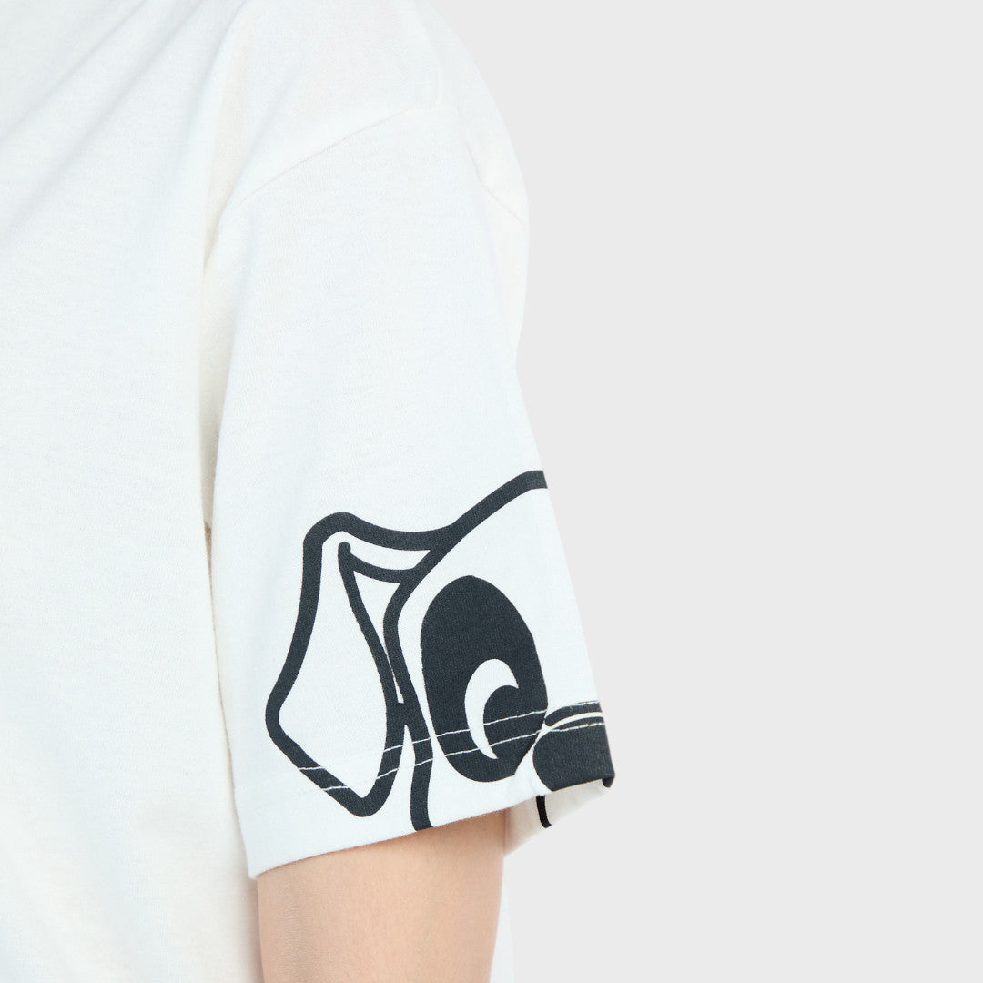 เสื้อยืด “101 ดัดเมเชีบล” – ขาวคูล ลายตรงแขนสุดเท่ (Size S-LL)
