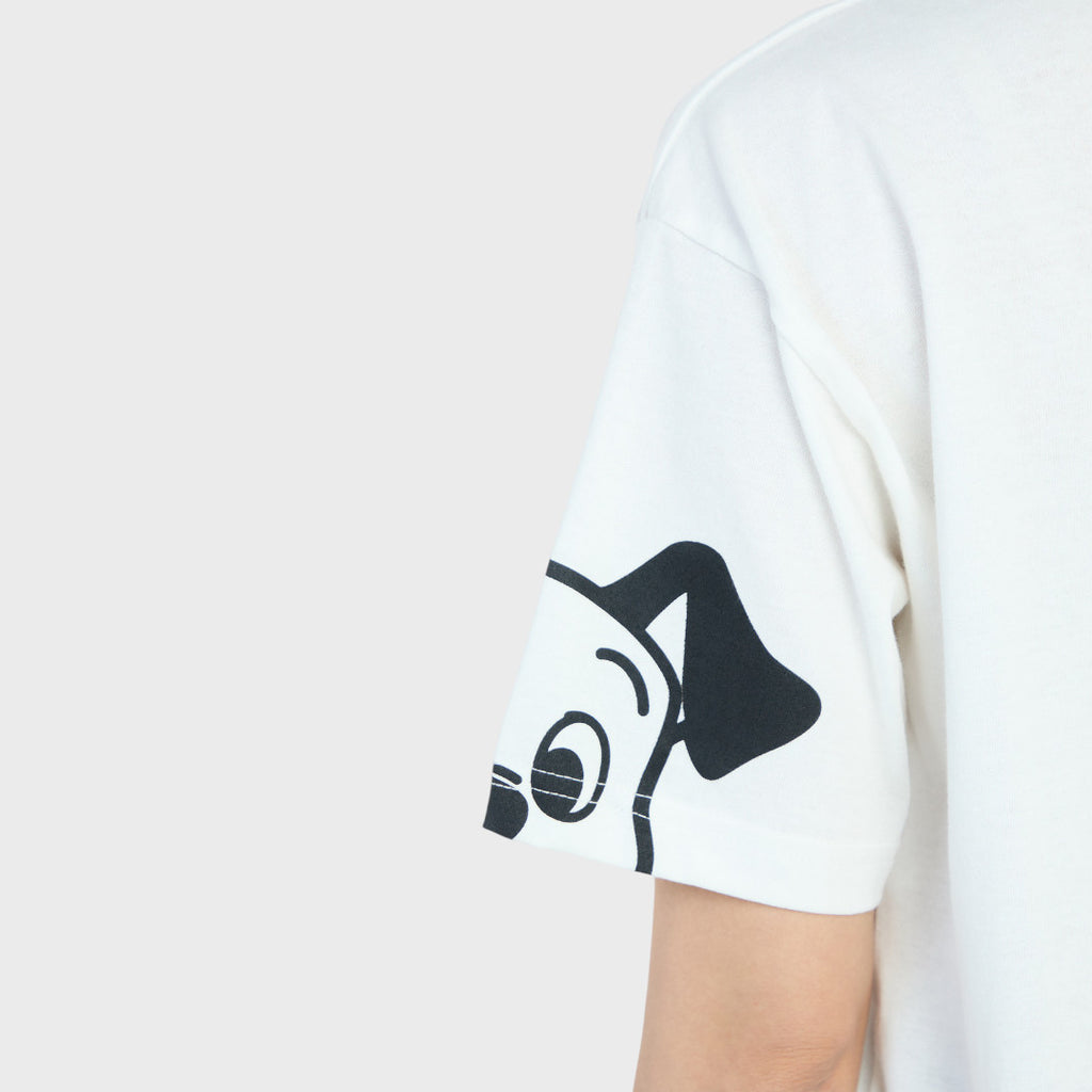 เสื้อยืด “101 ดัดเมเชีบล” – ขาวคูล ลายตรงแขนสุดเท่ (Size S-LL)