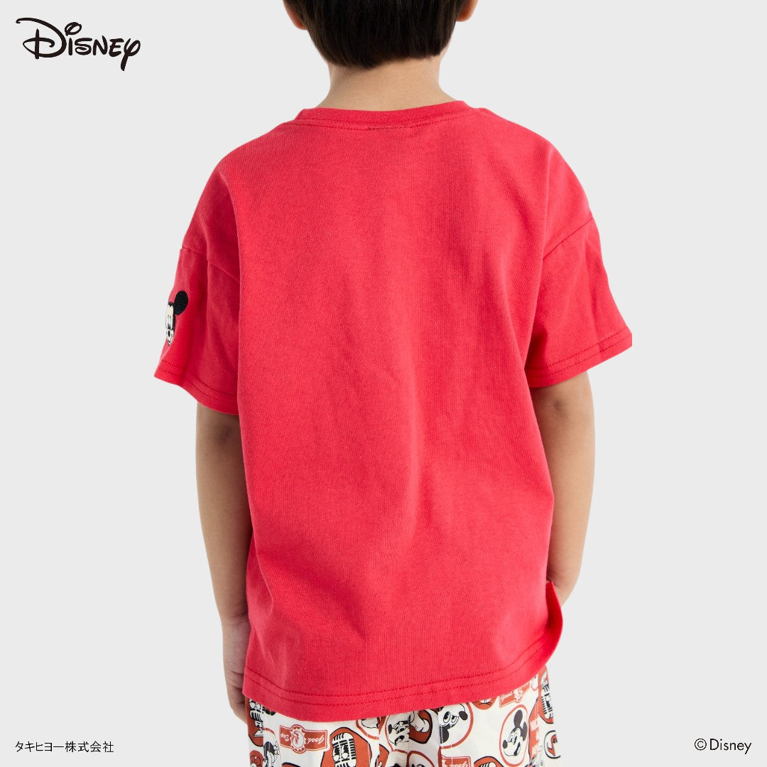 Kids (Size 100-120) เสื้อยืดเด็ก Disney Mickey Mouse ลายตัวอักษร MICKEY น่ารักเด่นสะดุดตา