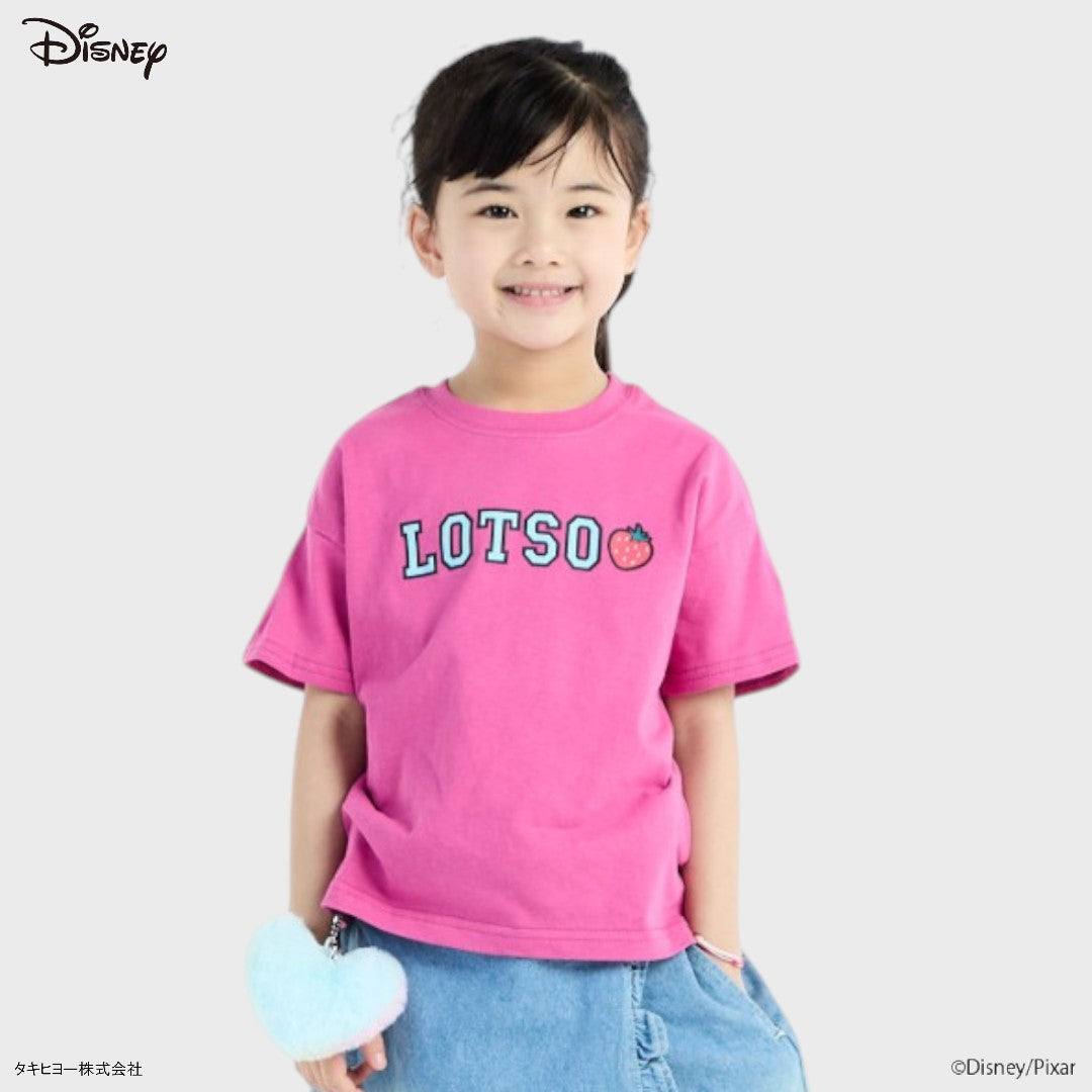Kids (Size 130-150)  เสื้อยืดเด็ก Disney ลายหมีล็อตโซ่สตรอว์เบอร์รี