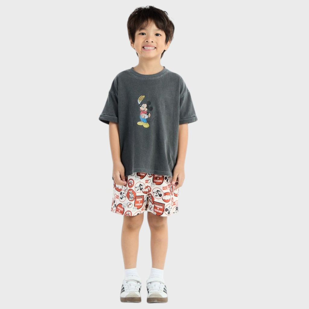 T-SHIRT MICKEY & FRIENDS “HAPPY PICNIC” FRONT- BACK PRINT KIDS (SIZE 110-130)