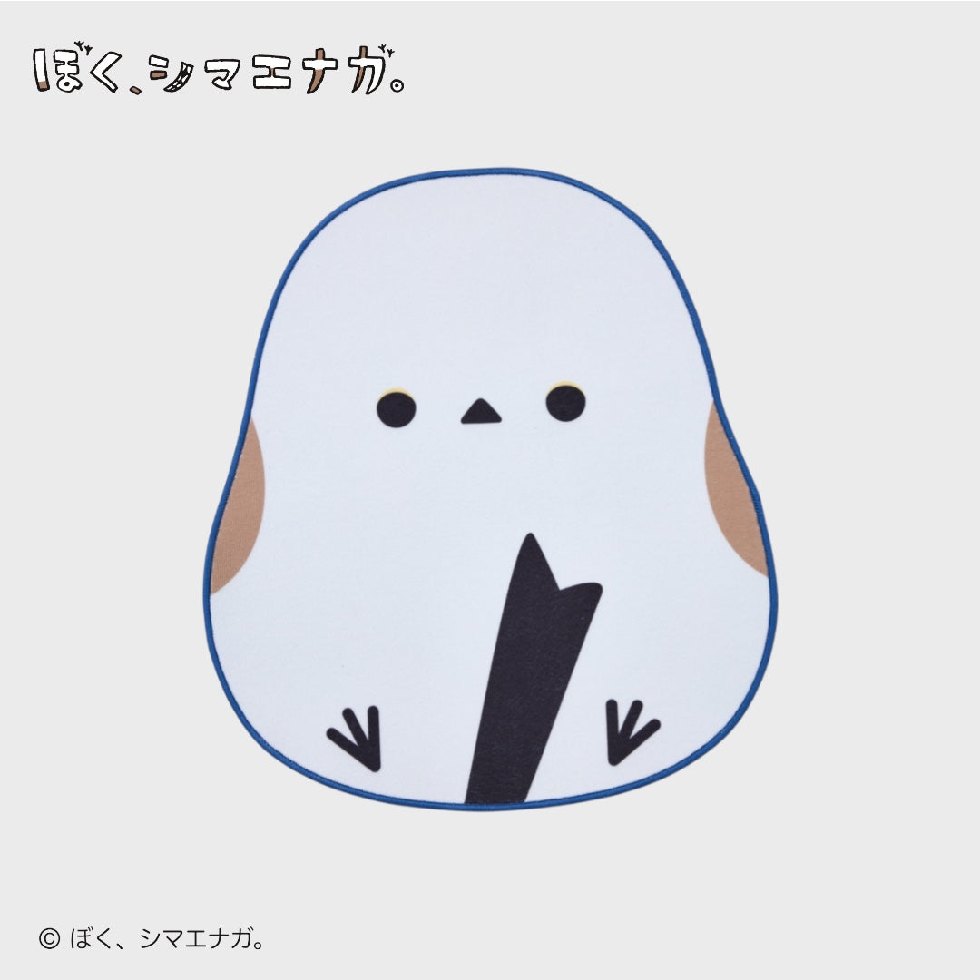 Shimaenaga Doormat – Adorable White Bird, Super Soft & Absorbent Floor Rug