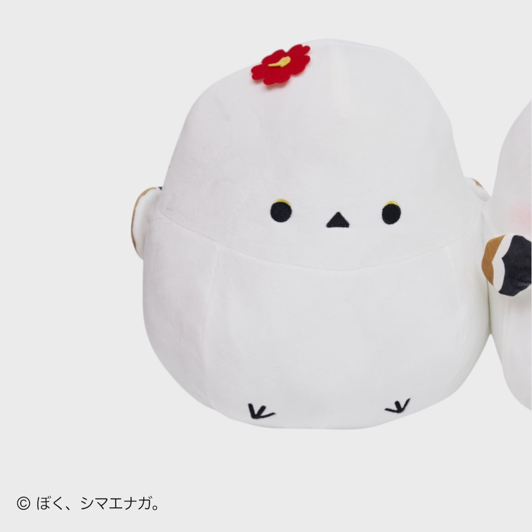 Shimaenaga Body Pillow – Ultra-Cute Fat Bird Trio 🐥🐥🐥 | Triple the Cuddles, Triple the Fun