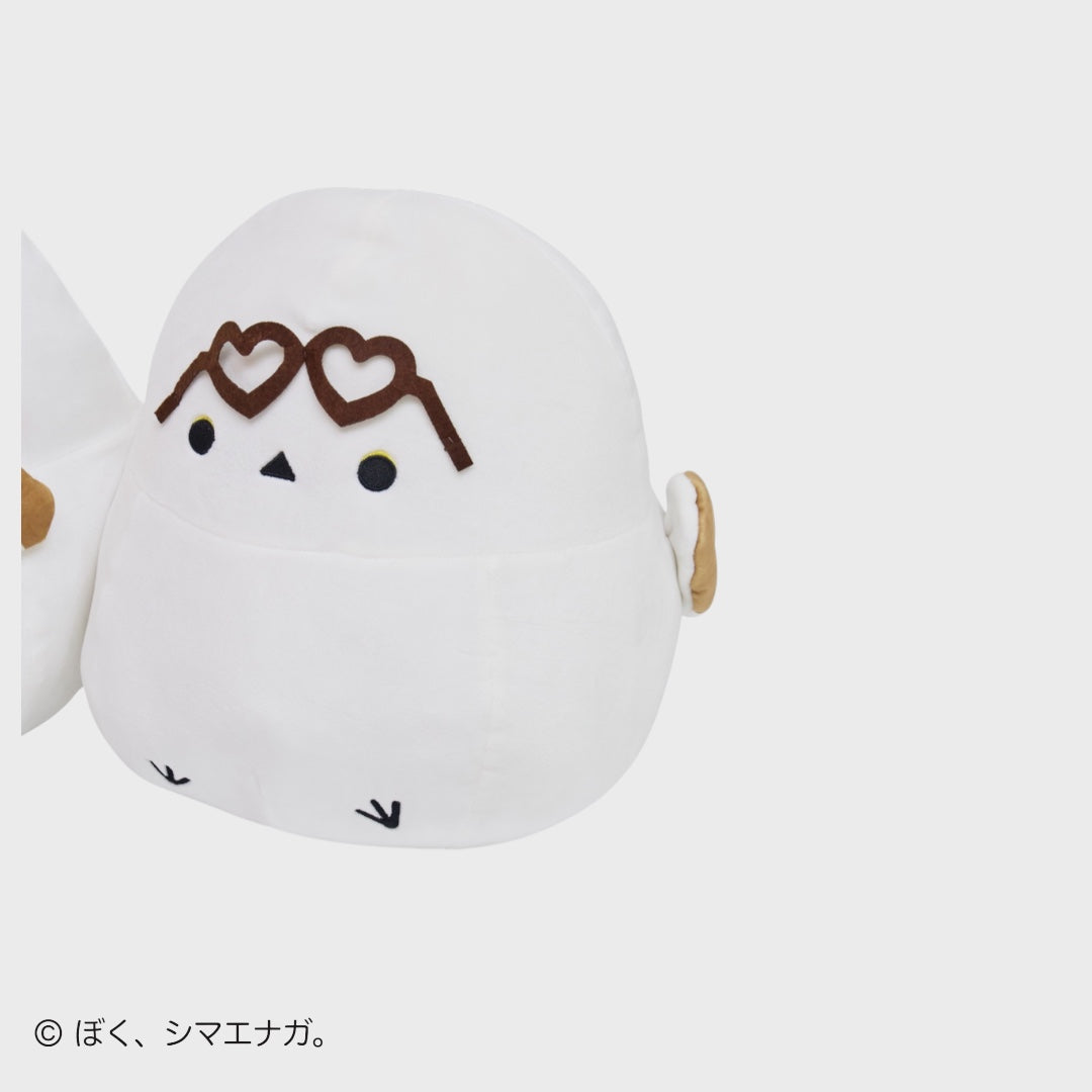 Shimaenaga Body Pillow – Ultra-Cute Fat Bird Trio 🐥🐥🐥 | Triple the Cuddles, Triple the Fun