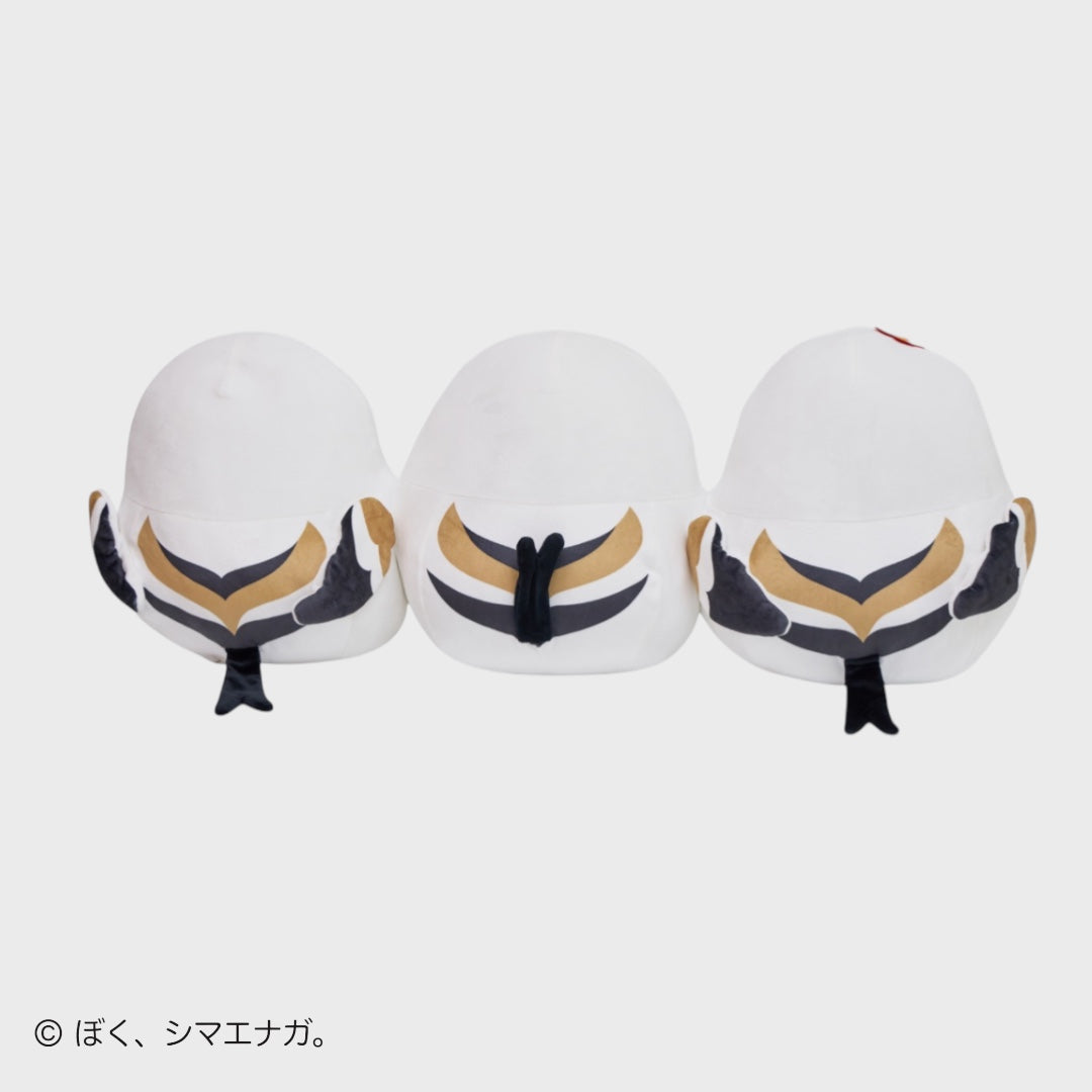 Shimaenaga Body Pillow – Ultra-Cute Fat Bird Trio 🐥🐥🐥 | Triple the Cuddles, Triple the Fun