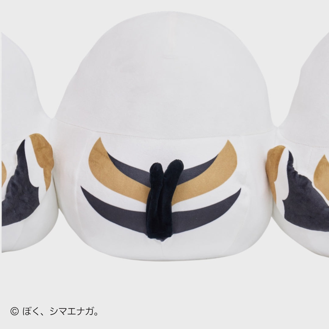 Shimaenaga Body Pillow – Ultra-Cute Fat Bird Trio 🐥🐥🐥 | Triple the Cuddles, Triple the Fun