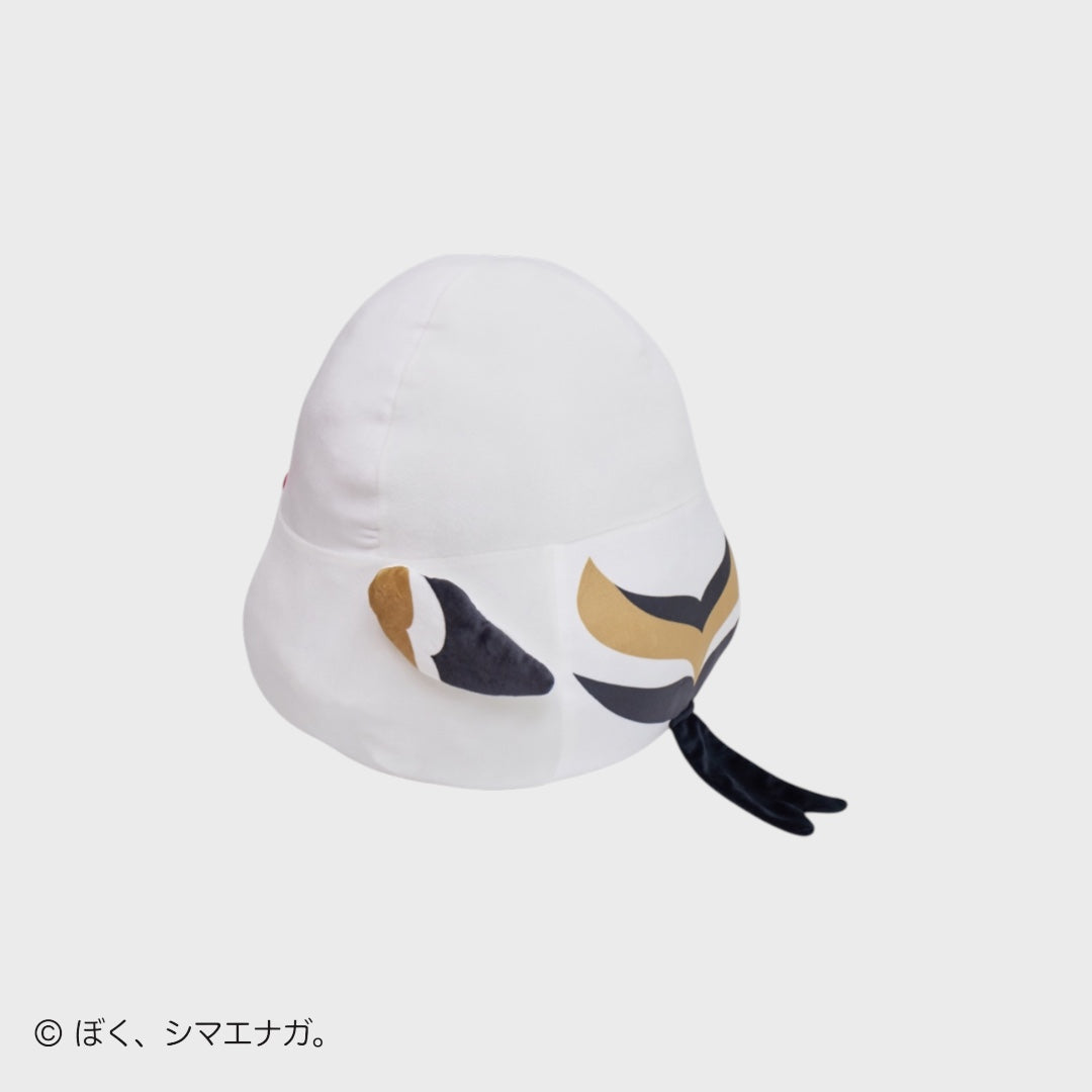Shimaenaga Plush Doll – The Winking White Bird with a Red Bow 🎀🐦💖